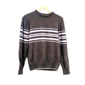 Merona Men's Sweater Striped 100% Cotton Sz. Medium